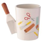 Bögre - Festékkaparó füllel