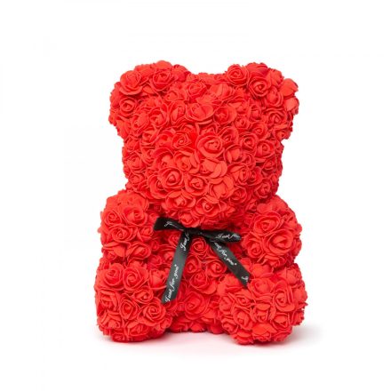 Rózsamaci 40 cm piros +ajándék doboz