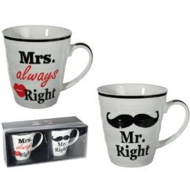Bögre-Mr.Right és Mrs.Always Right