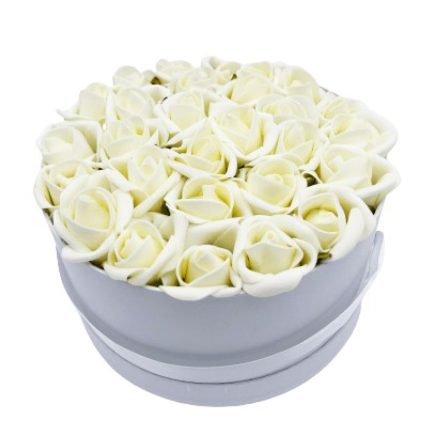 Rózsadoboz (fehér-krémszínű) (2)