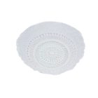 Horgolt fehér kosárka nagy