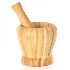 Bambusz mozsár+mozsártörő