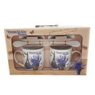 Levendula bögre szett 2 db-os