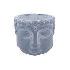 Buddha fej kaspó cement 