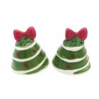 Karácsonyi só/borsszóró fenyőfa 2 részes