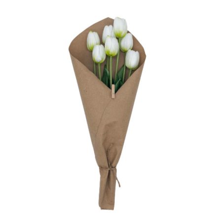 Élethű tulipán - fehér (7db)