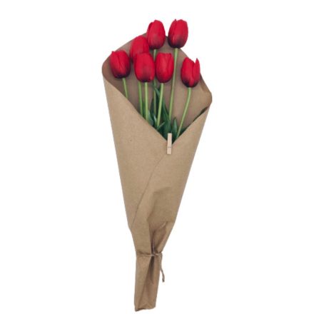 Élethű tulipán - piros  (7db)