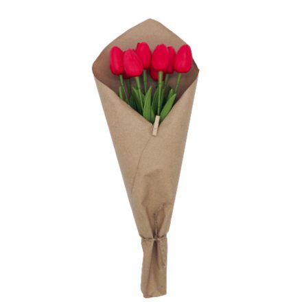 Tulipán csokor - piros (9 szál)