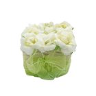 Virágos dísz 9x7x9 cm zöld