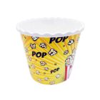 Popcorn tartó vödör műanyag 2,2 L sárga