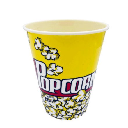 Popcorn pohár 14,5x17 cm műanyag