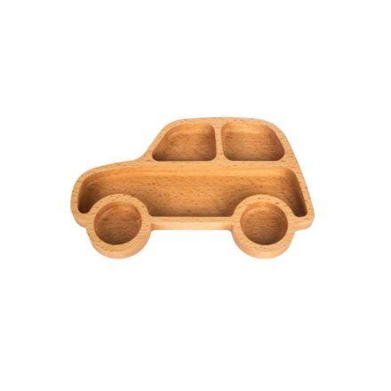 Kínálótál gyerekeknek fa autó forma 