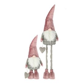   Manó teleszkópos lábakkal rózsaszín szivecskével 120 cm(FIÚ)