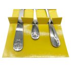 Evőeszköz készlet 3 db-os gyerekeknek (béka)