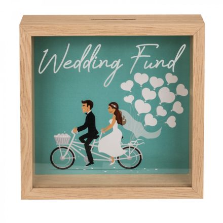 Wedding Fund esküvői persely 20 x 20 x 5 cm