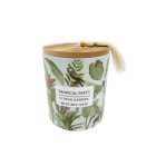 Gyertyatartó kerámia tartóban illatos Citron Garden