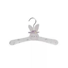 Vállfa MDF/FÉM 32x1,5x18 cm nyuszis