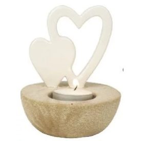 Mécsestartó duplaszívvel 11,7x9,7